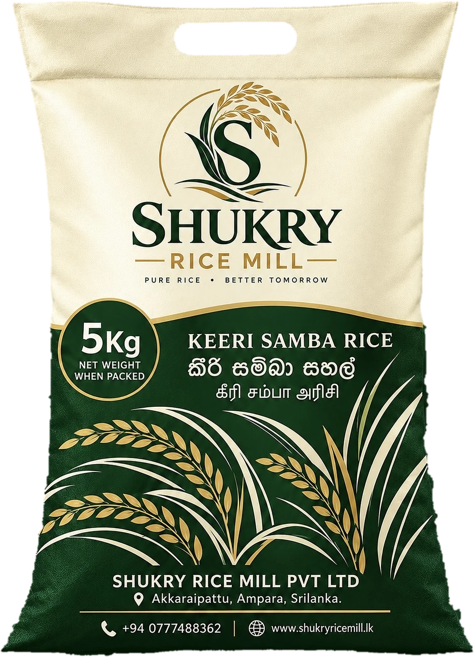 Shukry Rice Mill Keeri Samba 5 kg bag